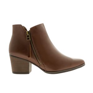 Botín Alice color cognac con cierre D05700087554 D05700087554