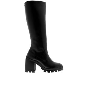 Bota Yesica color negro con tacón D01130619501 D01130619501