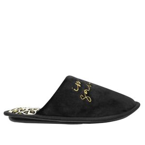 Pantufla Loly Color Negro D01730092501