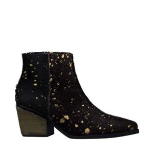Botín Maria Color Negro de Piel  D08440163501