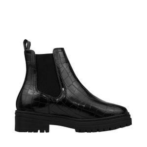 Botín Ivonne Color Negro Croco D00960616504