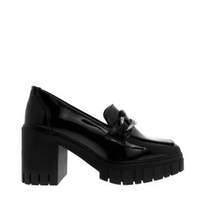 Mocasín Amy color negro con doble plataforma D15480046501